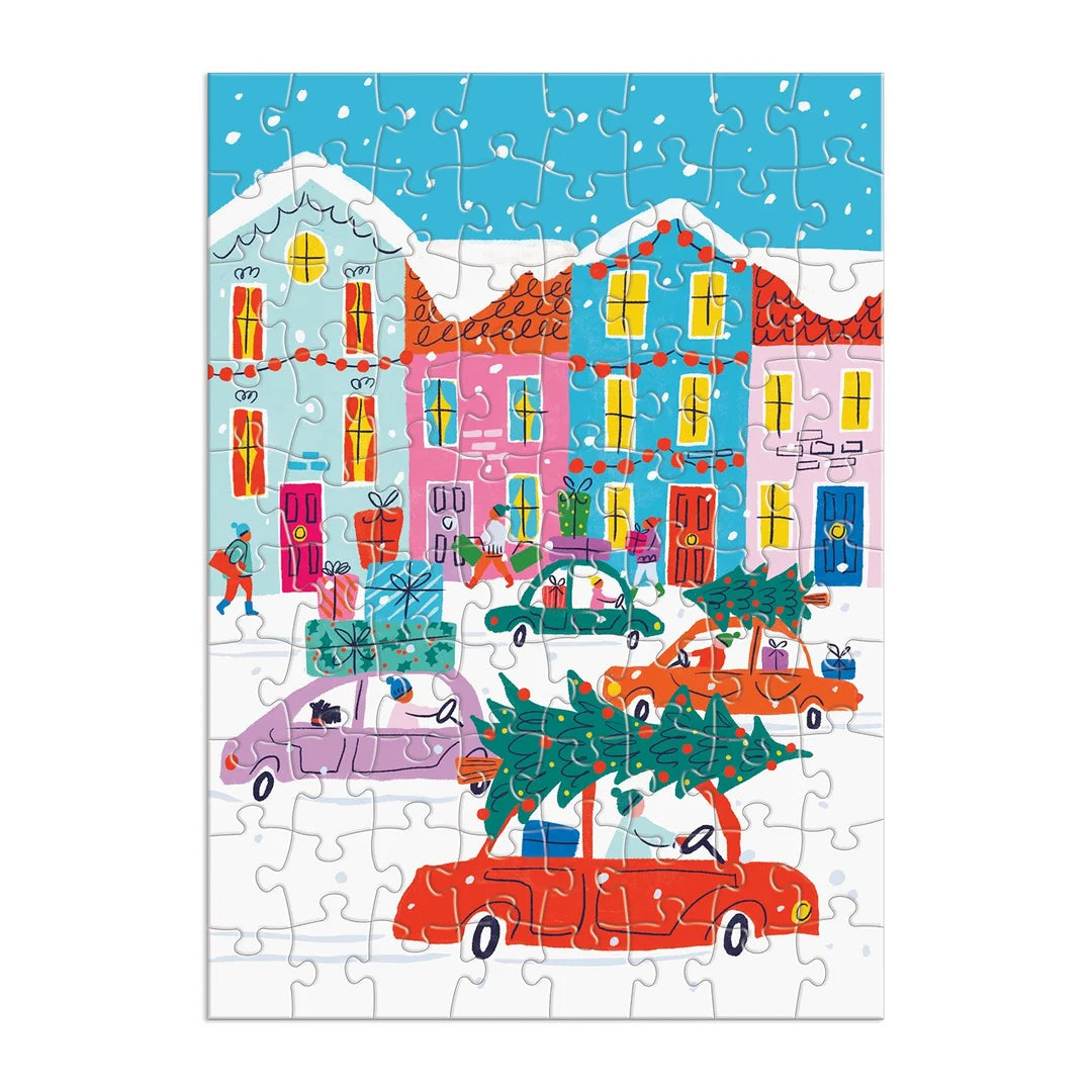 Merry and Bright 12 Days of Christmas Advent Puzzle Calendar by Louise Cunningham