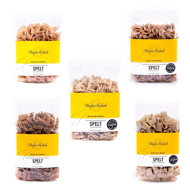 Organic Einkorn Gigli Rigati Pasta - 400g Plastic Free