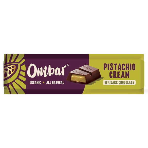 Ombar Pistachio Cream Chocolate Bar 42g