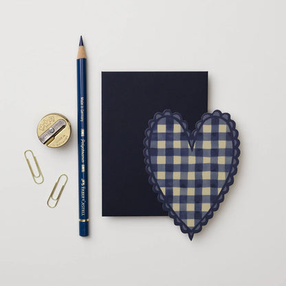 Pink Heart Mini Greeting Card