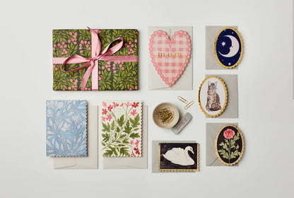 Pink Heart Mini Greeting Card