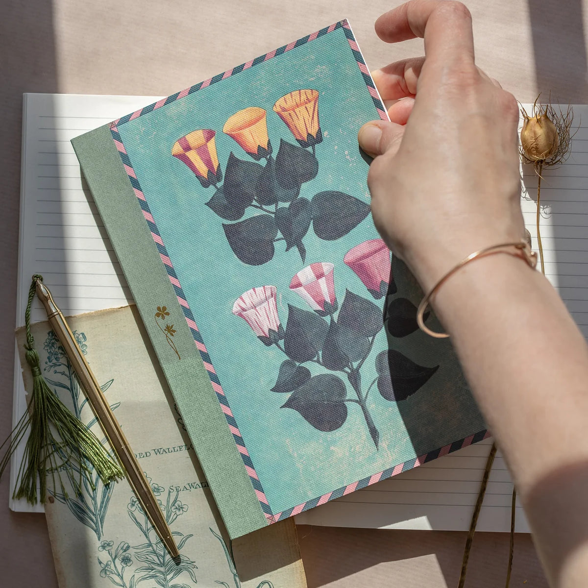 Festival of Flowers A5 Lay Flat Journal