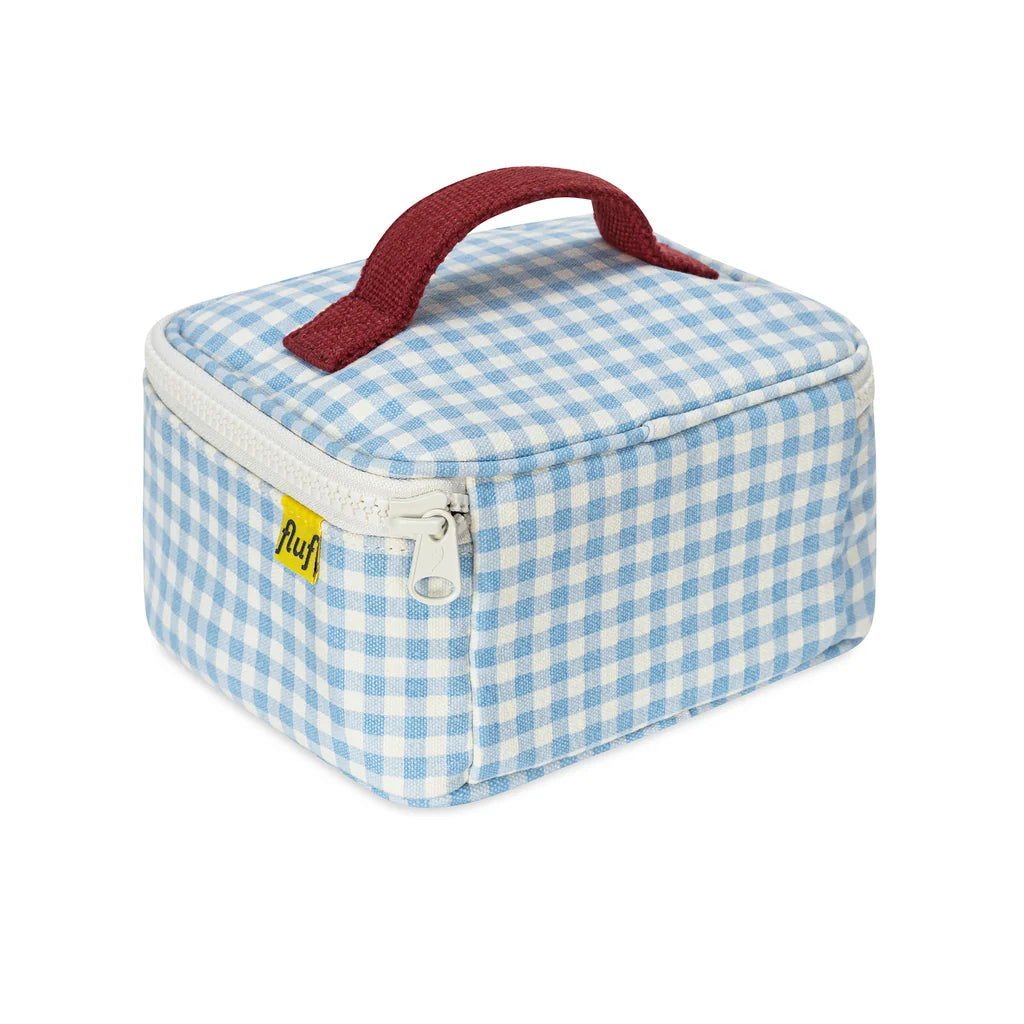 Fluf Mini Zip Cube - Gingham Sky (UK Exclusive)