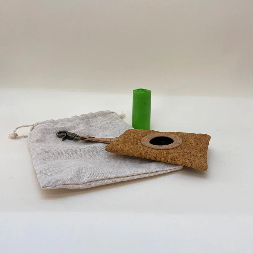 Cork Dog Bag Holder