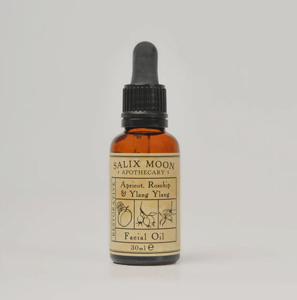 Salix Moon Facial Oil for Dry & Mature Skin - Apricot, Rosehip & Ylang Ylang
