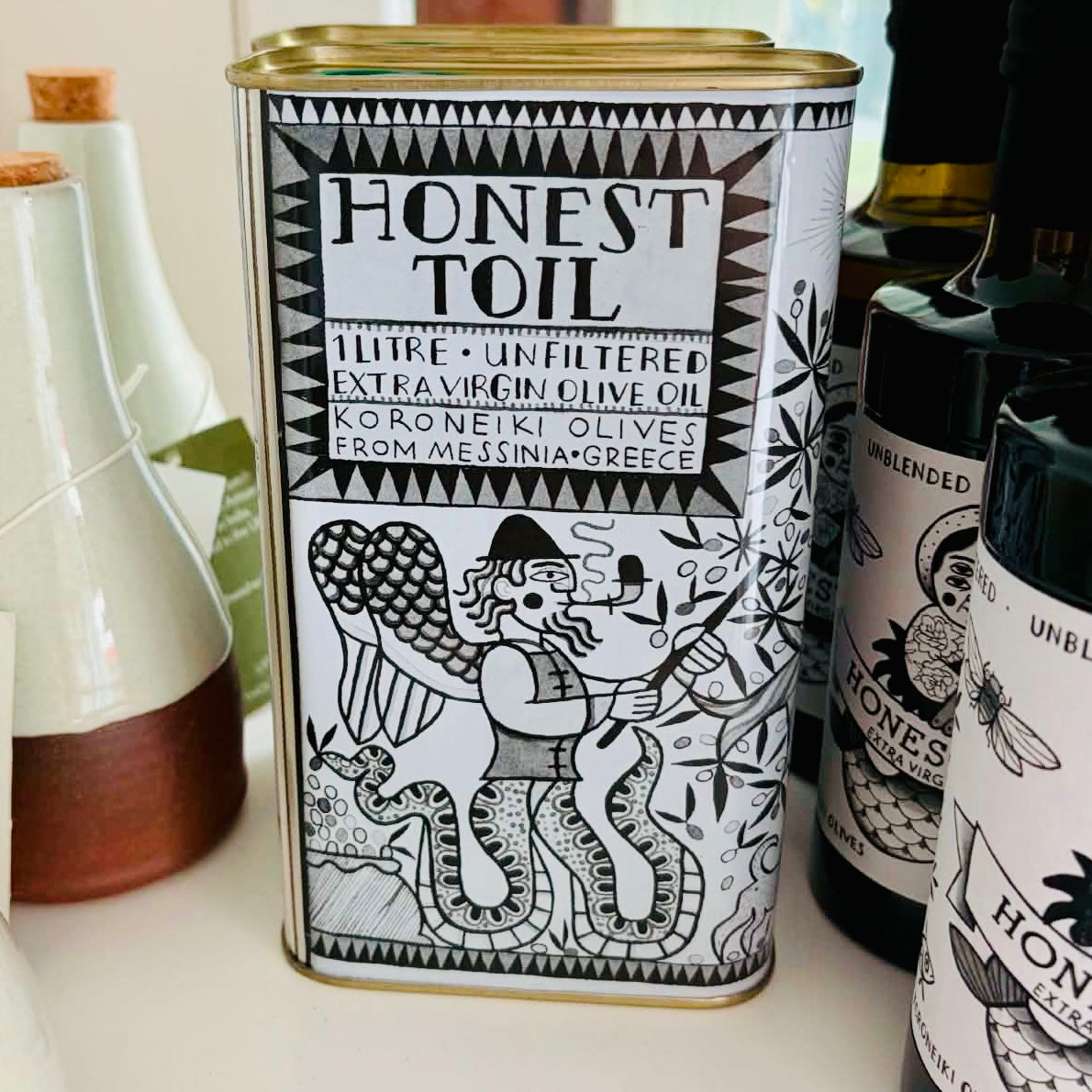 Honest Toil Extra Virgin Olive Oil - 1L