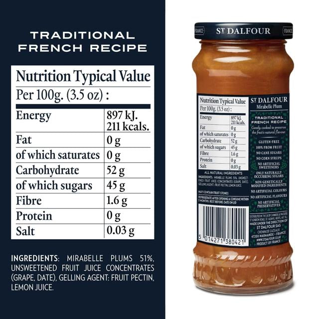St. Dalfour Mirabelle Plum Jam
