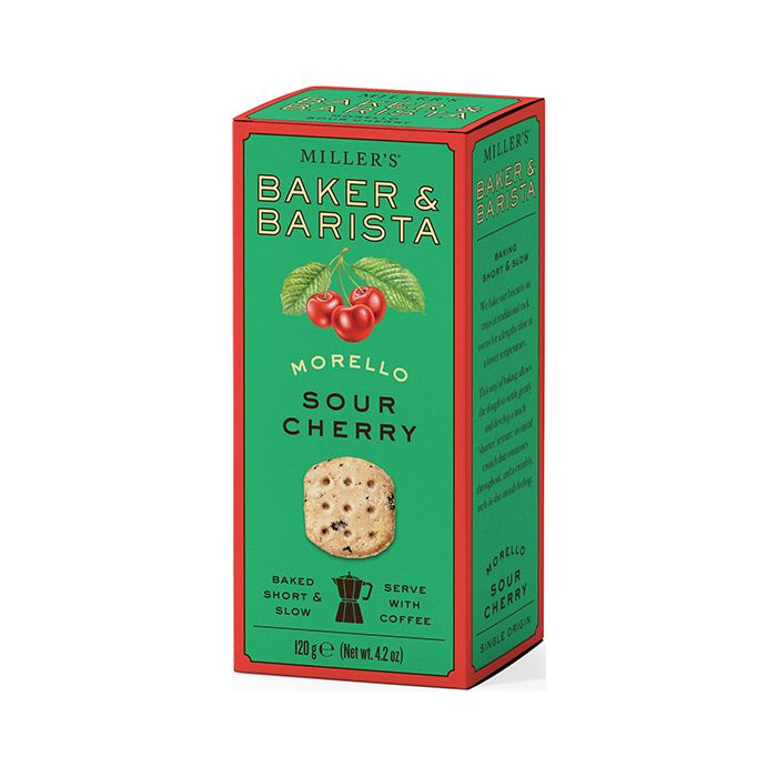 Miller's Baker & Barista - Finest Morello Sour Cherry Biscuits for Tea