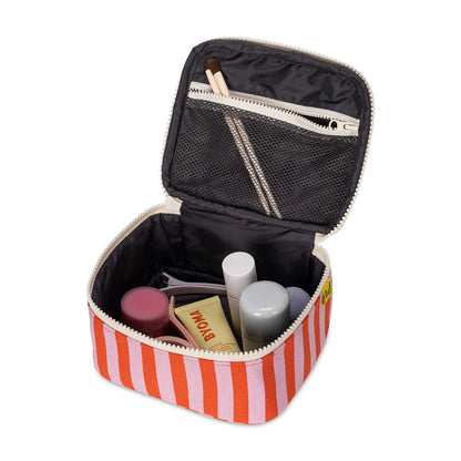 Fluf Mini Zip Cube - Awning Stripe Pink (UK Exclusive)