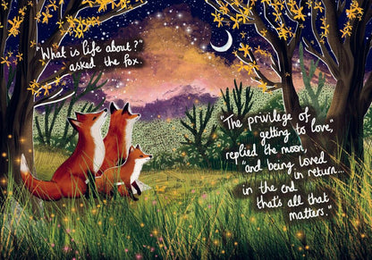 Fox Under the Moon: Seasons of Comfort and Hope