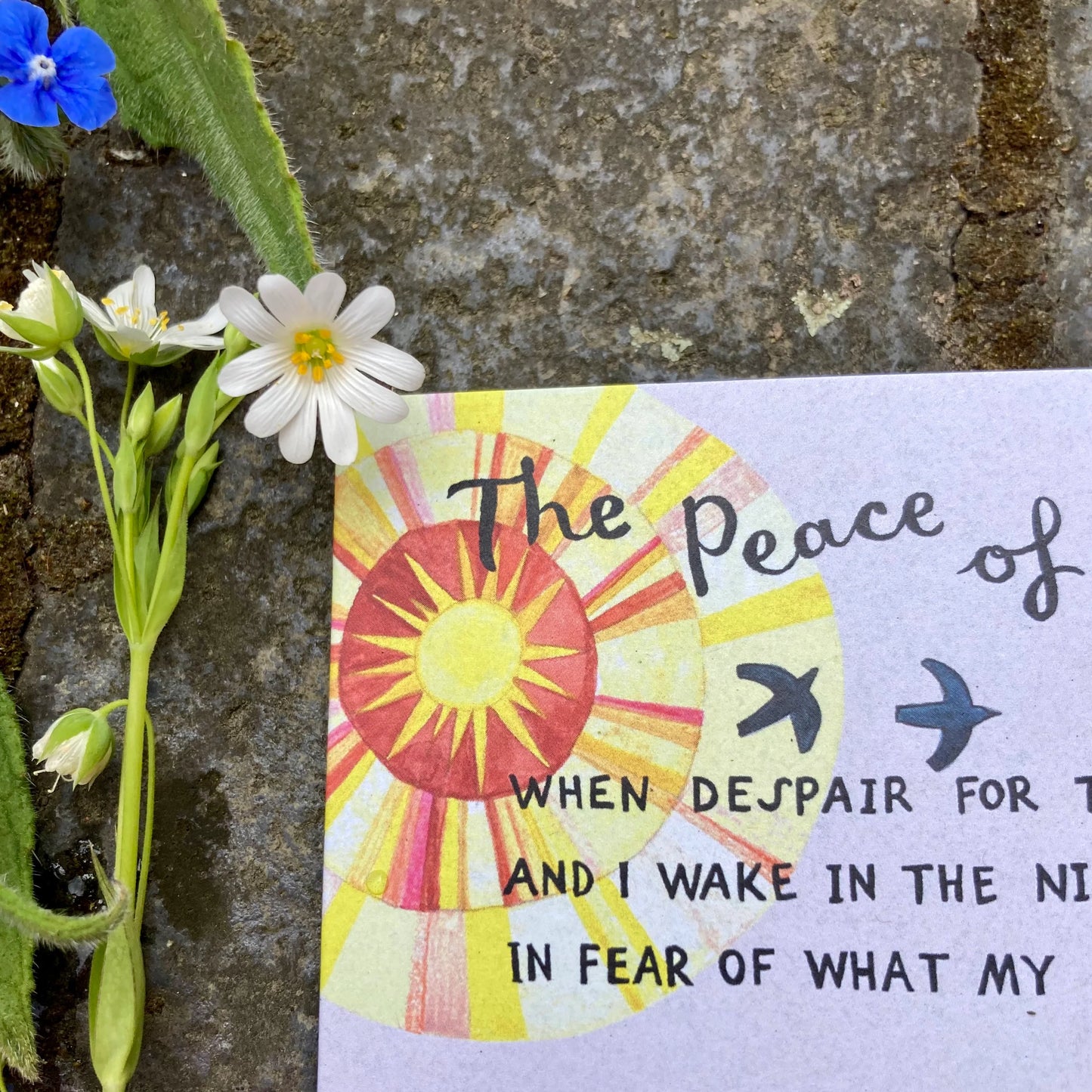 Peace of Wild Things Card