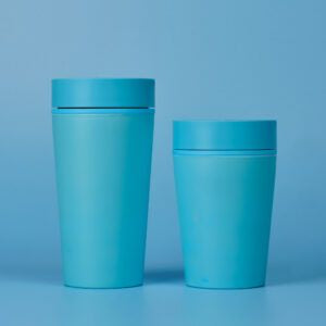 Circular&Co. Sky Blue Reusable Coffee Cup – Made From Bubblegum 12oz