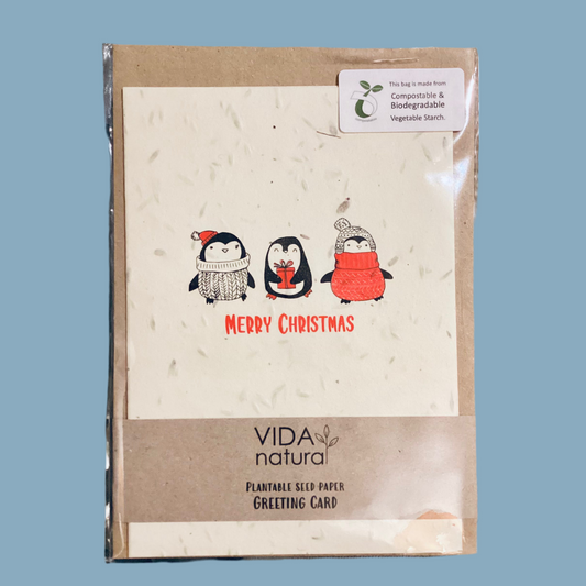 Merry Christmas Kawaii Penguins