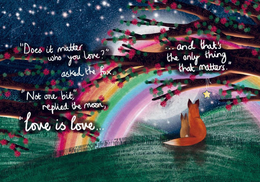 Fox Under the Moon: Seasons of Comfort and Hope