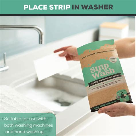 StripWash Laundry Sheets Cotton Fresh Scented Laundry Detergent
