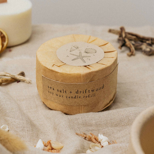 Sea Salt & Driftwood Candle Refill