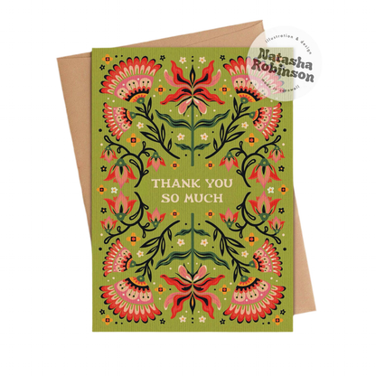 ‘Thank You So Much’ Folk Card
