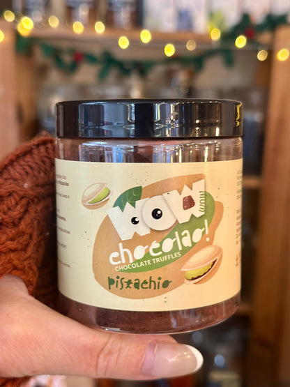 Finest Pistachio Chocolate Truffles - 130g Gift Jar