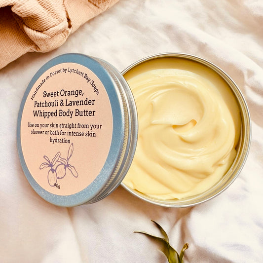 Sweet Orange Patchouli and Lavender Whipped Body Butter 90g