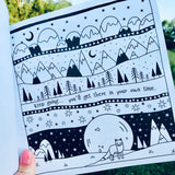 Fox Under The Moon Official Colouring Book