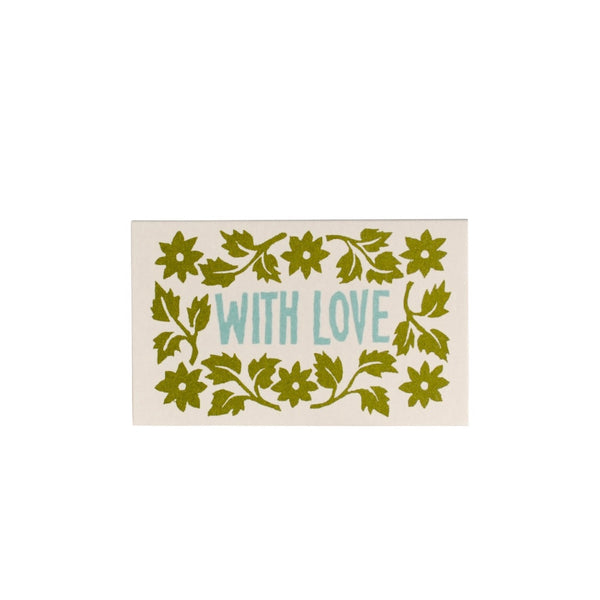 Pack of Leaves and Stars Gift Cards Green + Turquoise