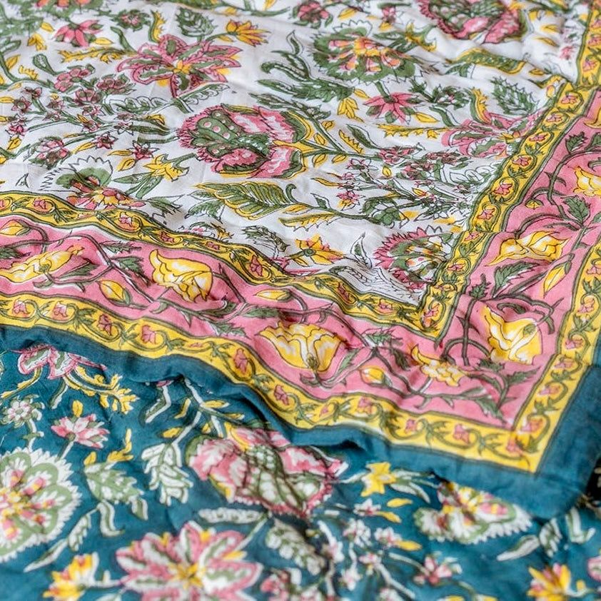 Blockprint Reversible Quilt