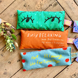 Handmade Lavender Eye Pillow ‘Busy Relaxing’