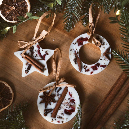 Hand Poured Soy Wax Wreath Decoration