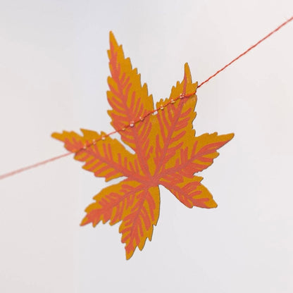 Autumn Leaves Sewn Garland