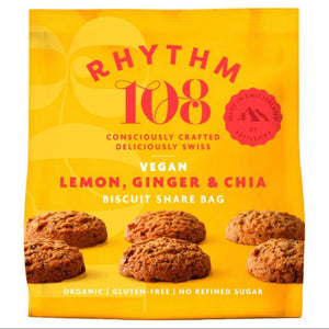 Rhythm 108 Ooh La La Tea Biscuit Lemon Ginger Chia 135g