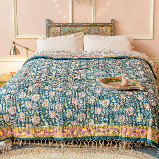 Blockprint Reversible Quilt