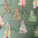 Forest Fir Trees Sewn Garland