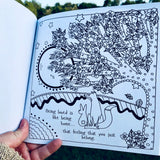 Fox Under The Moon Official Colouring Book