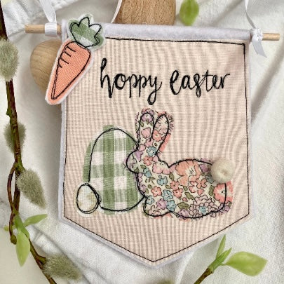 Hoppy Easter Decorative Banner