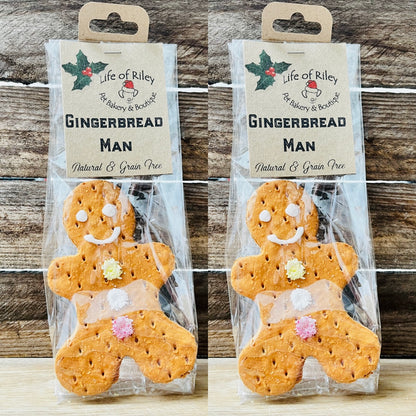 Festive Gingerbread Man Dog Treat