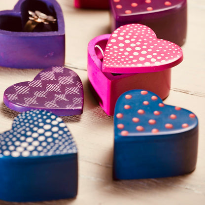 Heart Shaped Soapstone Keepsake Box