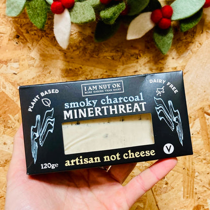 MinerThreat – Vegan Smoky Charcoal Cheese