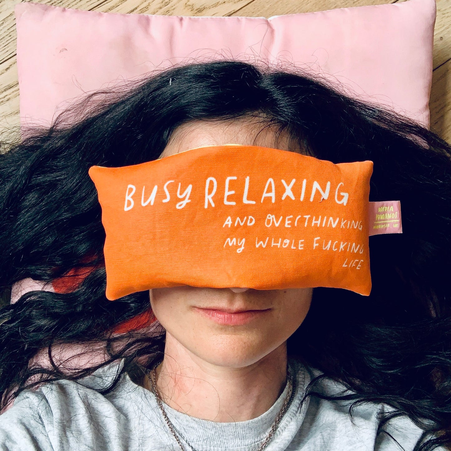 Handmade Lavender Eye Pillow ‘Busy Relaxing’