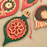 Baubles Wooden Ornaments Set