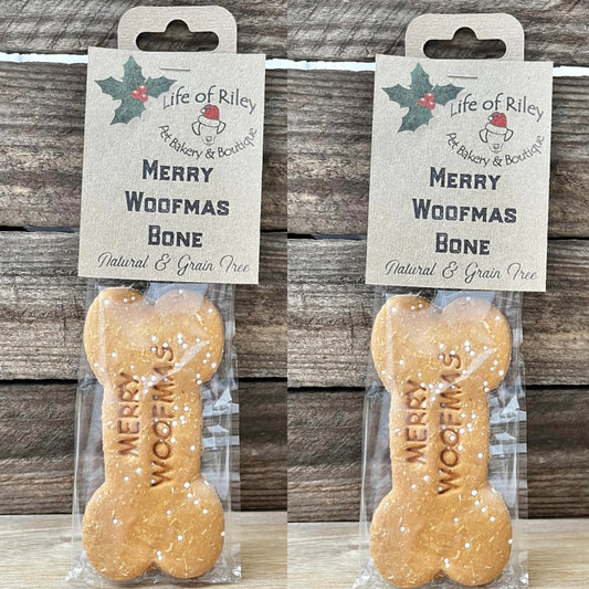 Merry Woofmas Bone Dog Treat