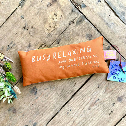 Handmade Lavender Eye Pillow ‘Busy Relaxing’