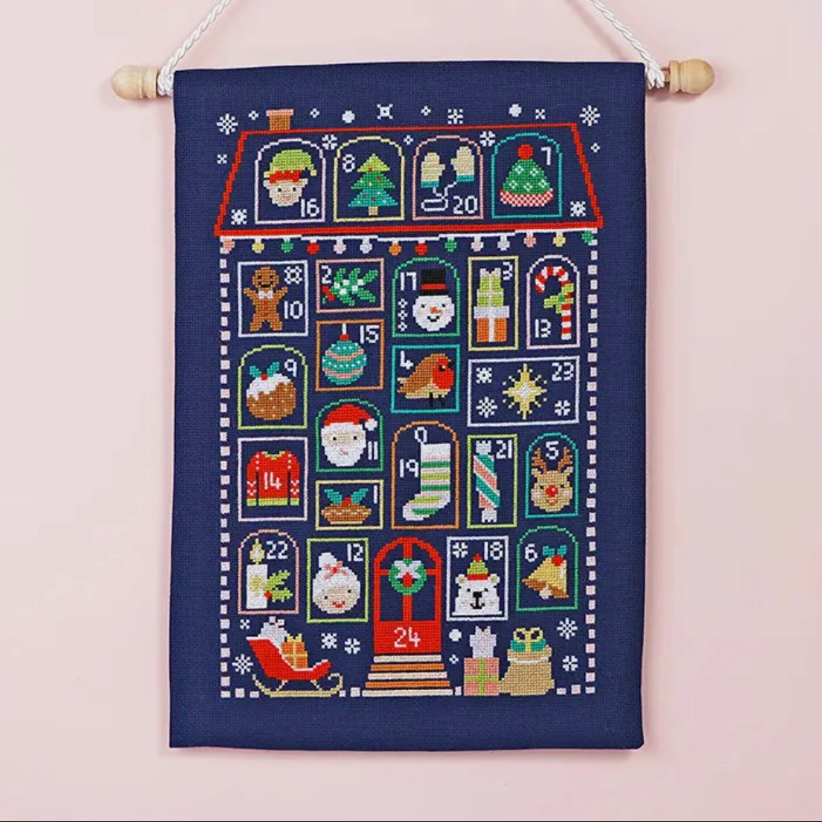 Stitch Into Christmas - Advent Calendar Cross Stitch Kit