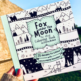 Fox Under The Moon Official Colouring Book