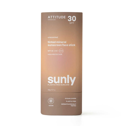 Sunly Unscented Tinted Sunscreen Stick SPF 30