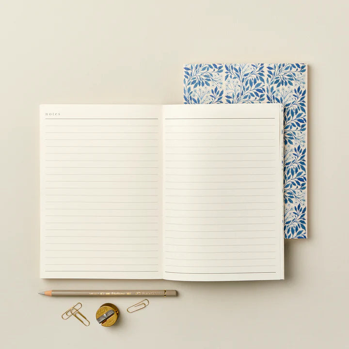 Blue Flora Weekly Planner