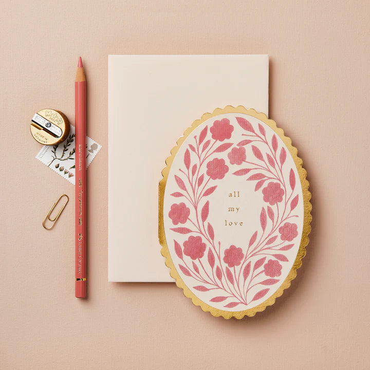 Rose Flora ‘All My Love’ Card