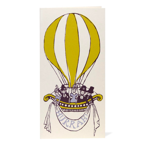Long Card Hot Air Balloon
