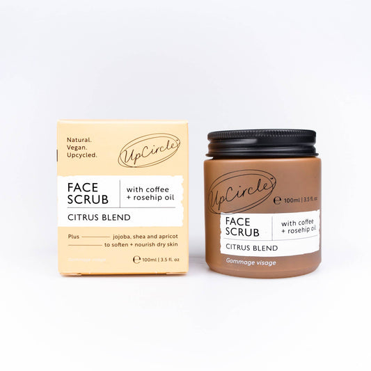 UpCircle Citrus Face Scrub with Coffee for Dry Skin 100ml