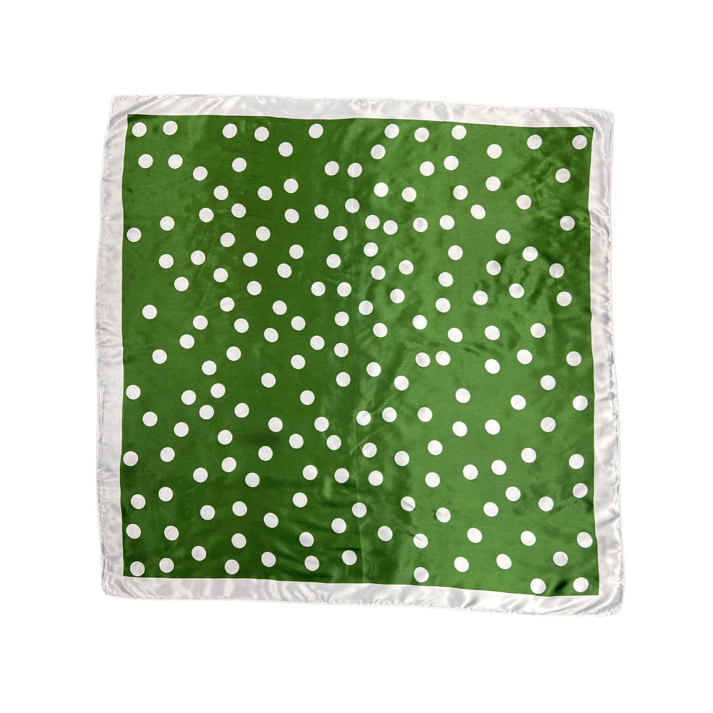 Polka Print Silk Touch Neck Scarf