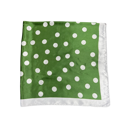 Polka Print Silk Touch Neck Scarf
